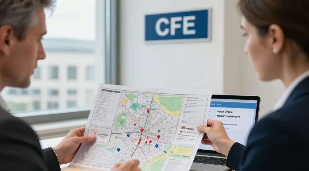 cfe siège social et établissement principal