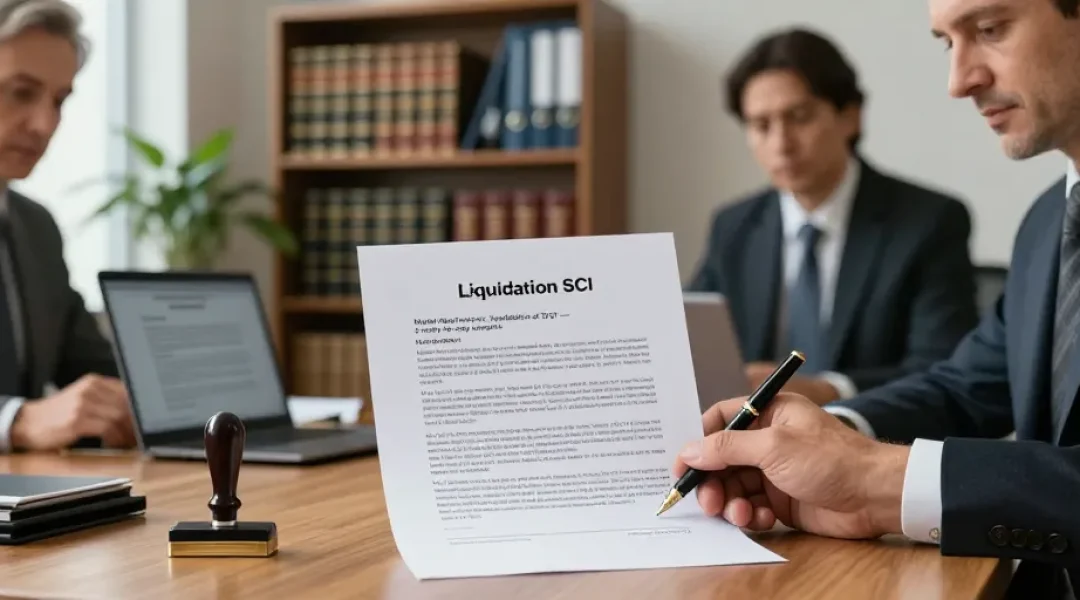 modele annonce legale liquidation sci
